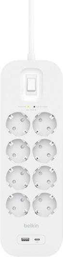 Produktbild Belkin Surgemaster Überspannungsschutz (8 x, 2 m)