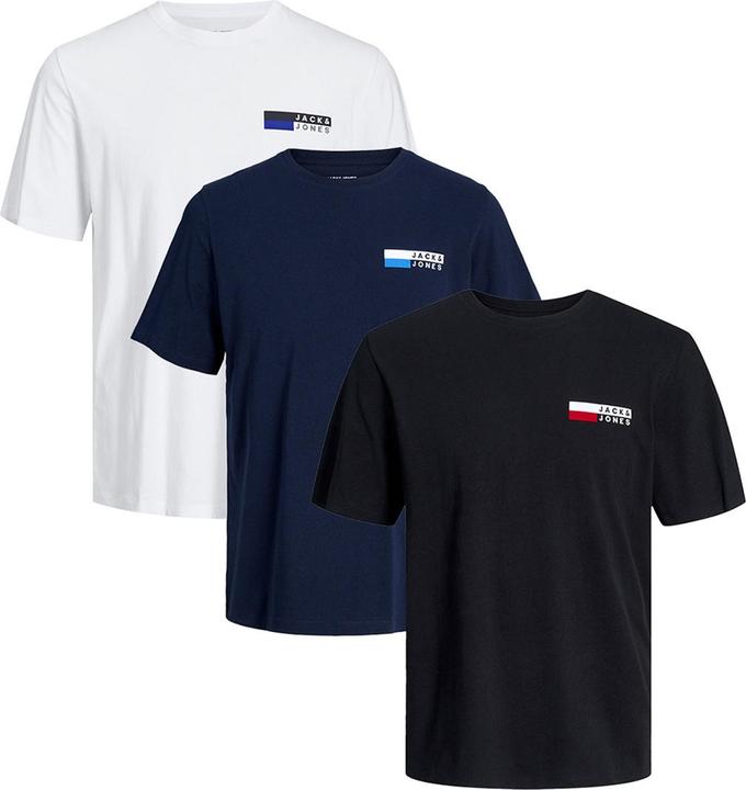 Produktbild Jack & Jones 3er Pack Corp T-Shirt (M)