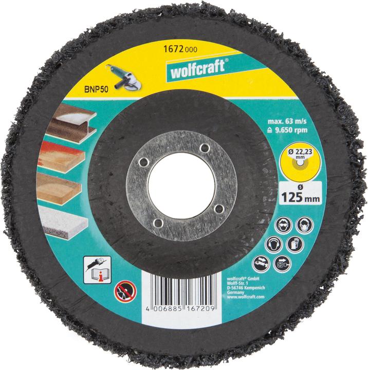Produktbild wolfcraft 1 Universal-Reinigungsscheibe