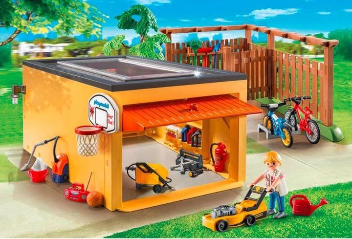 Immagine prodotto Playmobil Set con City Life 9368 Garage con parcheggio per biciclette (9368, Playmobil City Life)