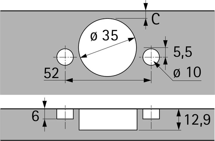 Image du produit Hettich Sensys 8645i char. d'angle THS55 Fix