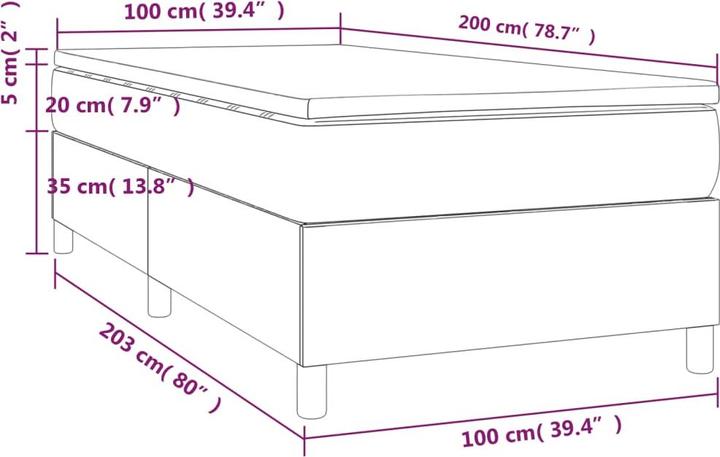 Immagine prodotto VidaXL Nunziatina (100 x 200 cm, 100 x 200 cm)