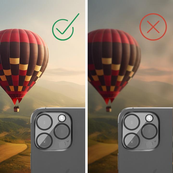 Produktbild Hama Cam Protect (1 Stück, Apple iPhone 16, Apple iPhone 16 Plus)