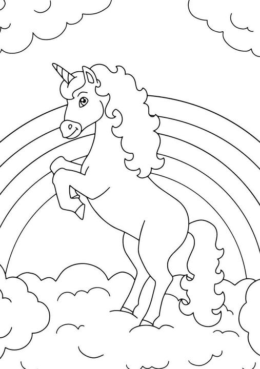 Actual product image My unicorns coloring block