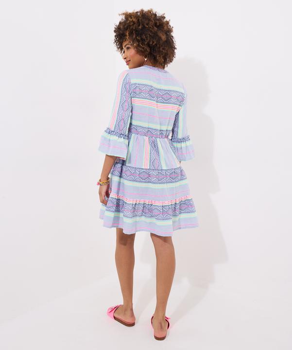 Produktbild Joe Browns Neon Striped Jacquard Flared Sleeve Tunic Mini Dress (10)