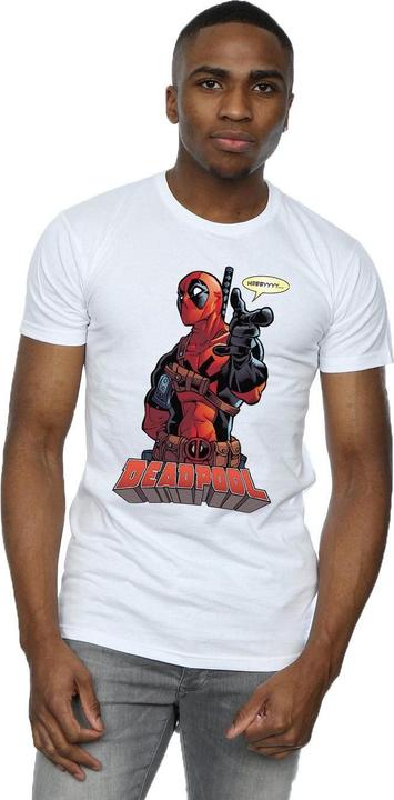 Actual product image Deadpool Mens Hey You Cotton T-Shirt (XXL)