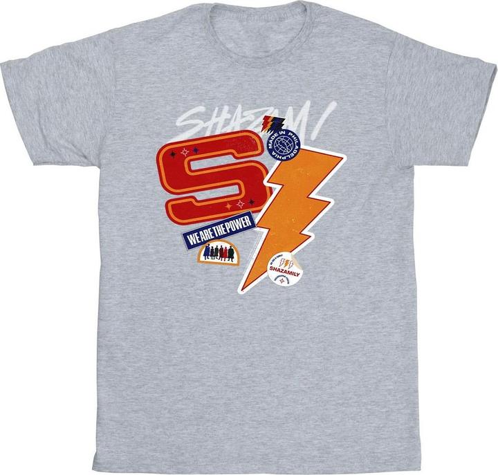 Shazam Fury Of The Gods Sticker Spam TShirt (3XL)