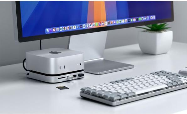 Produktbild Satechi Mac Mini M4 Stand & Hub with SSD Enclosure (USB-C, 5 Ports)