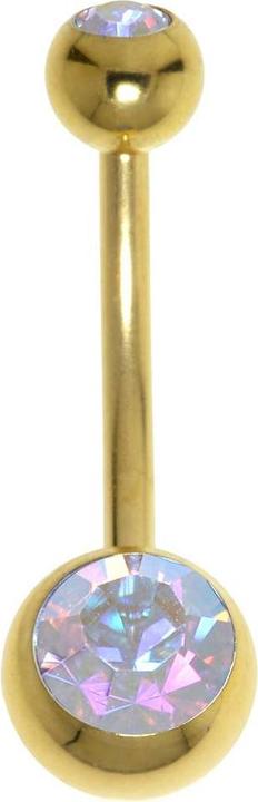 Produktbild Bijouteria Bauchpiercing (Edelstahl, PVD Beschichtung, Swarovski Kristall)