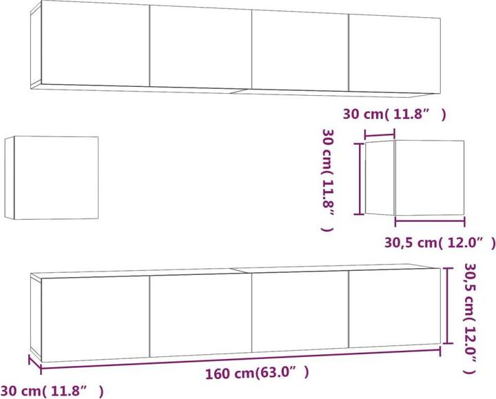 Image du produit VidaXL Waylon (80 x 30 x 30 cm)