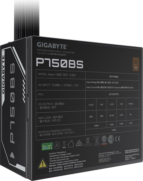 Immagine prodotto Gigabyte P750BS (750 W)