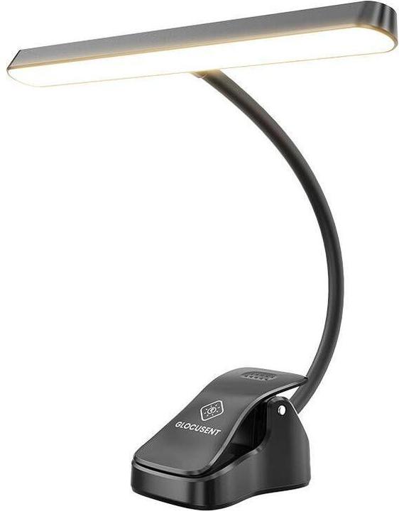 Glocusent Lampada wireless Luce da leggio, USB-C 4000mAh (nero)