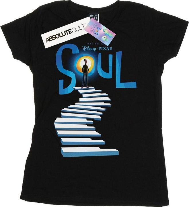 Actual product image Disney Womens/Ladies Soul Poster Art Cotton T-Shirt (M)