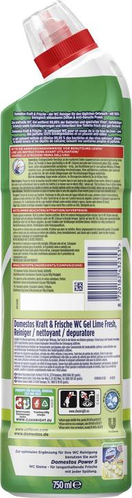 Actual product image Domestos Gel WC LIME 12x750ML