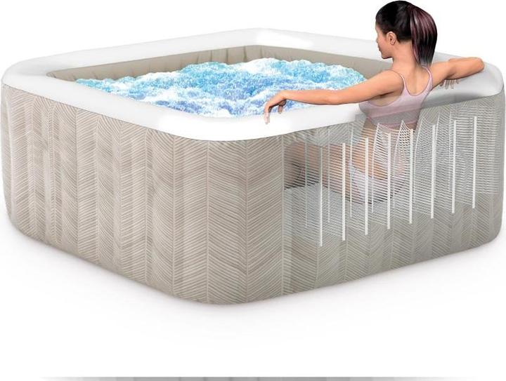 Actual product image Intex Chevron Deluxe Square Bubble Spa Set (4 pers.)