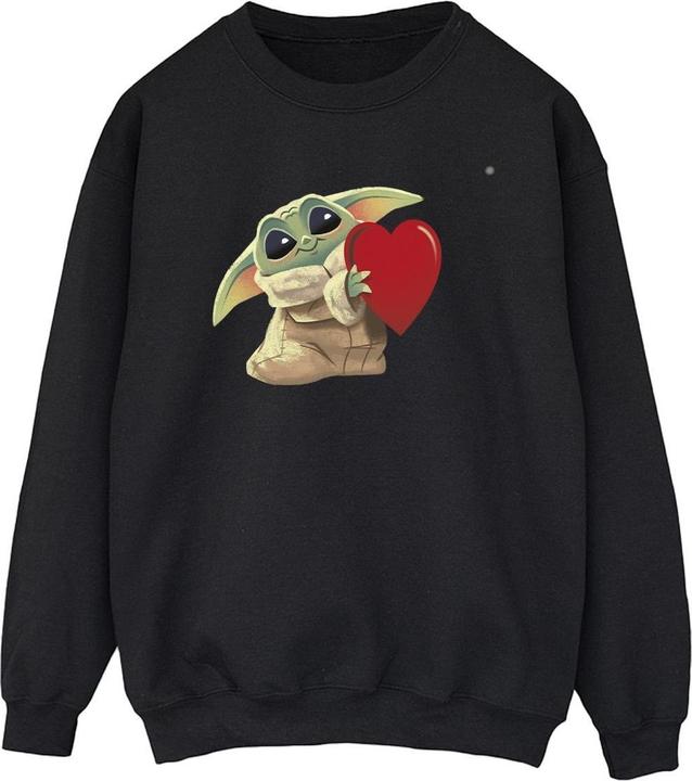 Actual product image Star Wars Mens The Mandalorian The Kids With Heart Sweatshirt (XXL)