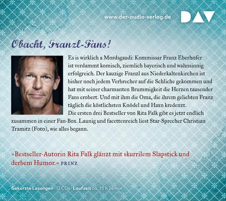 Image du produit La grande boîte de Franz Eberhofer (Rita Falk, Christian Tramitz, Allemand)