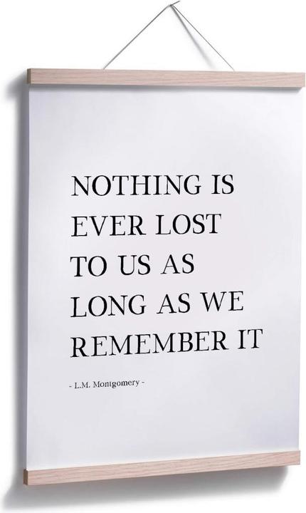Produktbild Trenddeko Nothing is ever lost... (100 x 120 cm)