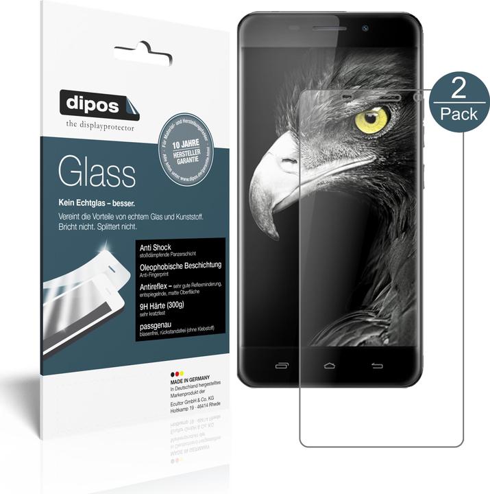 Actual product image Dipos Screen Protector Anti-Shock (2 Piece, Ulefone Metal)