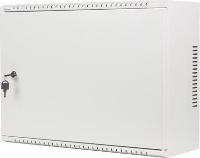Produktbild Lanberg Nástěnná jednodílná skříň 19", 4U+3U/540x200, (dodávané složené), nízkoprofilová, plné dveř (10.86 HE, 19 Zoll Rack)