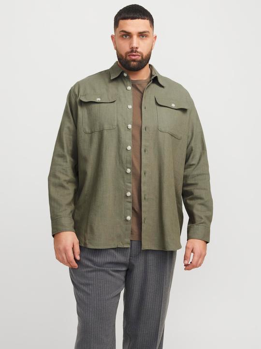 Produktbild Jack & Jones Plus Size Comfort Fit Overshirt Overshirt (5XL)