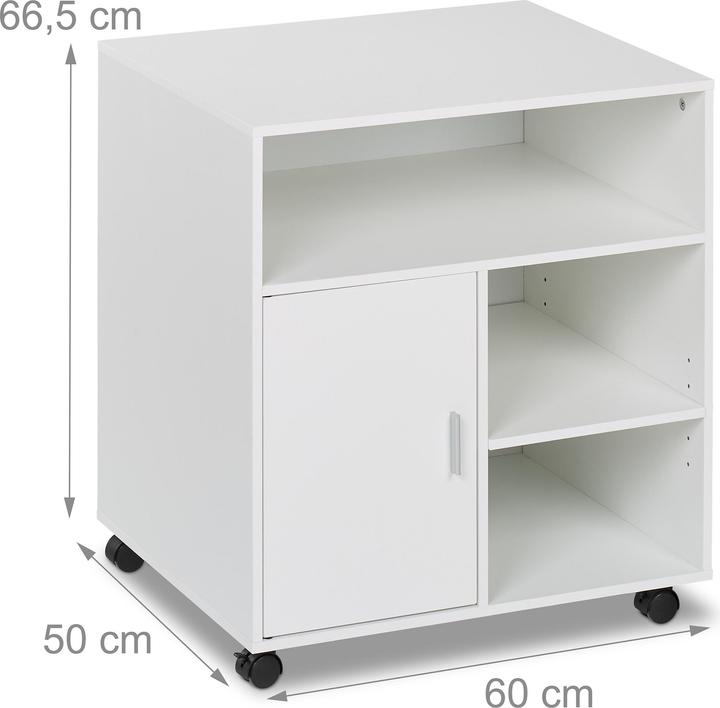 Produktbild Relaxdays Rollcontainer (60 x 50 x 66.5 cm)