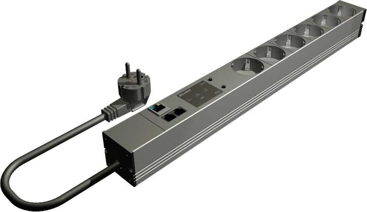 Productafbeelding Bachmann Bach 19" PDU 1HE 6-weg beveiliging c.. 2m Bewaakt TCP/IP