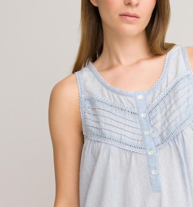 Actual product image Anne Weyburn Sleeveless organic cotton nightdress (46)