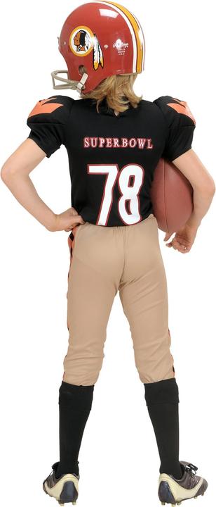 Immagine prodotto Widmann GIOCATORE DI CALCIO AMERICANO (maglietta imbottita, pantaloni imbottiti), 128 cm / 5-7 anni (128)