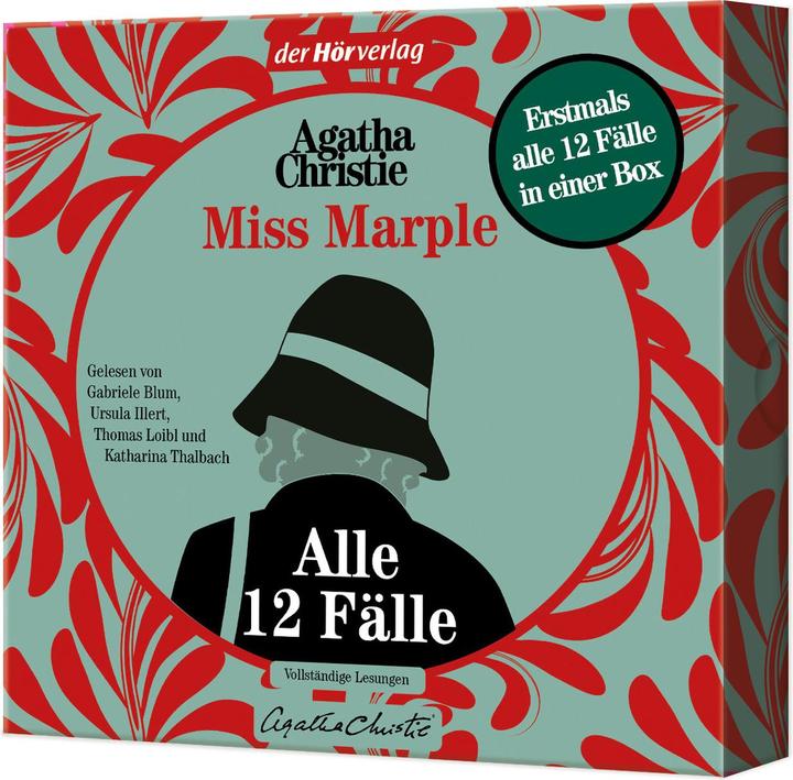 Image du produit Miss Marple - Les 12 cas (Barbara Heller, Ursula Gail, Ulrich Blumenbach, Agatha Christie, Sabine Roth, Allemand)