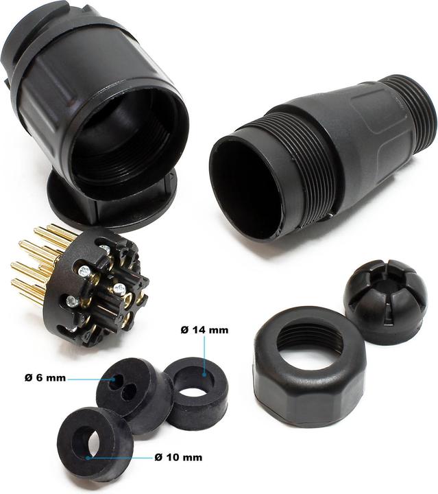 Produktbild Wiltec Anhänger Stecker 13 polig