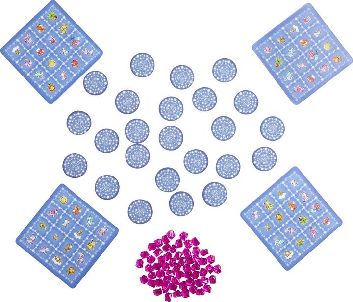 Actual product image Haba Unicorn glitter luck - Sparkle Bingo (French, German, English, Italian)