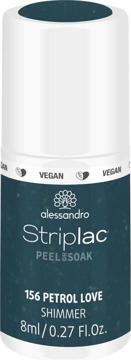 Produktbild Alessandro Striplac Peel or Soak - Petrol Love (156 Petrol Love, Abziehbarer Nagellack)