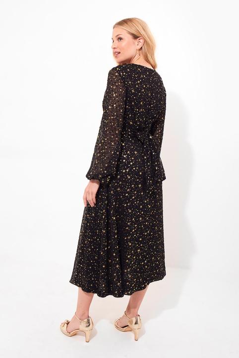Produktbild Joe Browns Star Print Wrap Front Midi Dress (36)