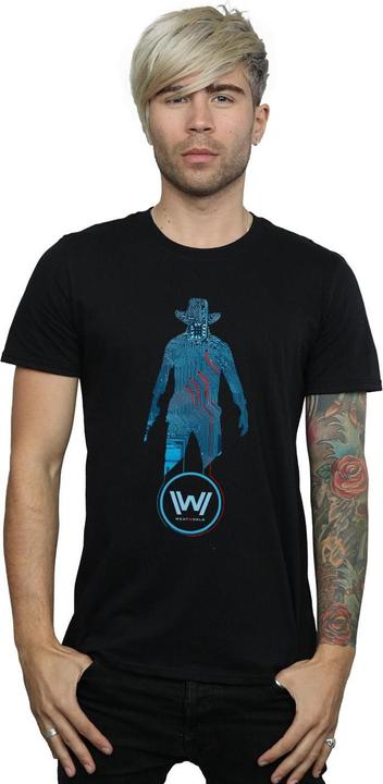 Immagine prodotto Westworld Digital Man In Black Maglietta Uomo (M)