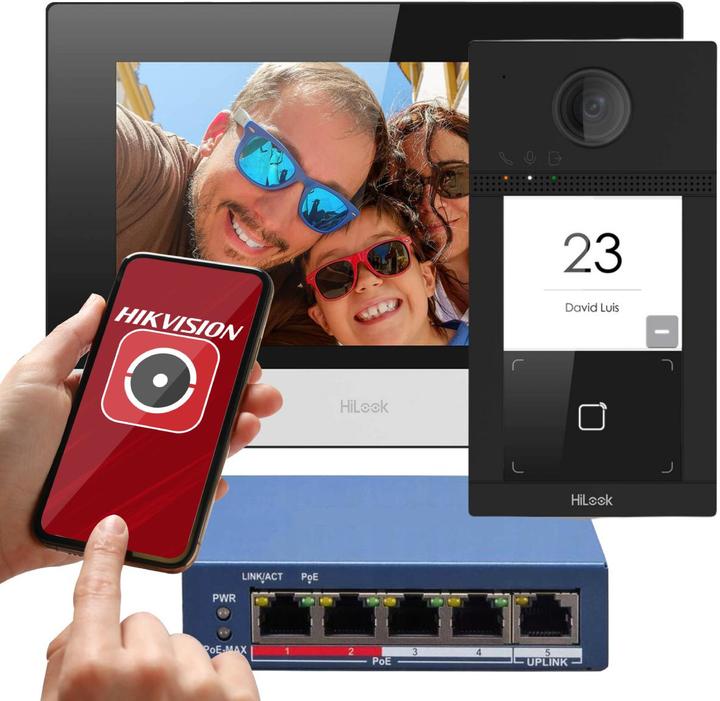 Actual product image HiLook by Hikvision IP-VIS-Pro IP Video Doorbell Kit