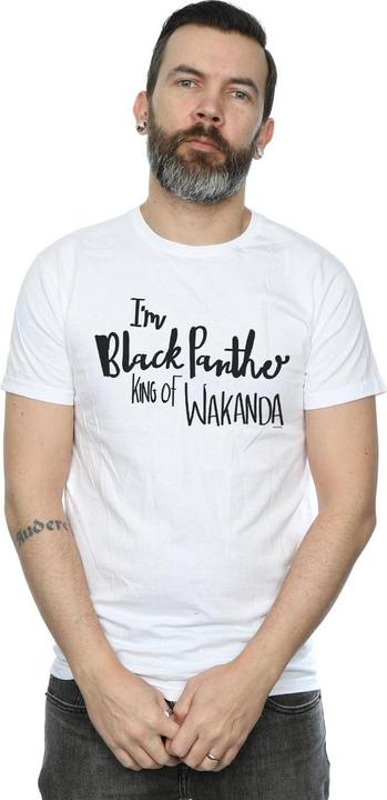 Actual product image Mens I Am Black Panther T-Shirt (XL)