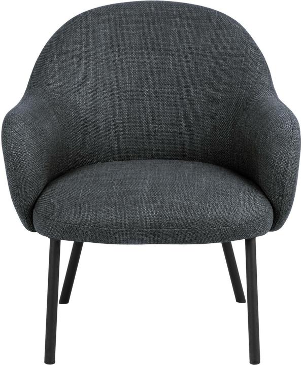 Actual product image AC Design Sessel Spencer Polyurethan (PU)/Stahl, Dunkelgrau
