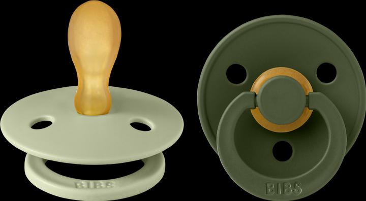 Image du produit Bibs Schnuller Colour Symmetrischer Sauger Sage & Hunter Green 6-18 Monate, 2 Stk. (2 x, 6 - 18 M.)
