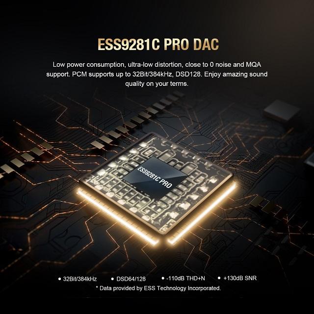 Actual product image Hidizs S3Pro (Black)