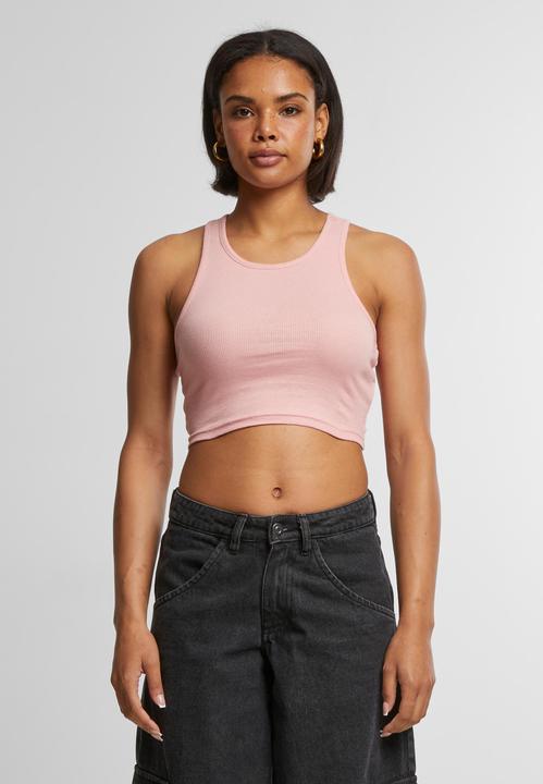 Actual product image Urban Classics Ladies Cropped Rib Top - 3760 (XXL)