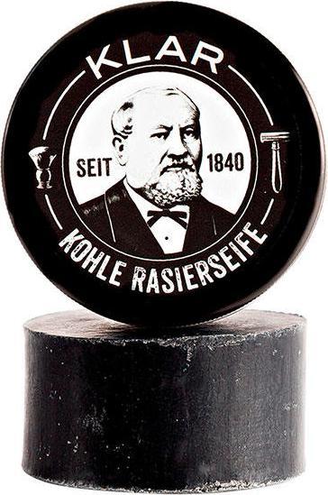 Actual product image Klar Shaving soap activated carbon (Shaving soap)