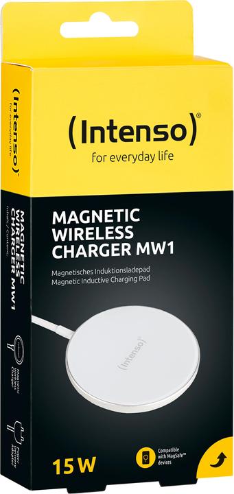 Produktbild Intenso Magnetic Wireless Charger MW1 weiss (15 W)