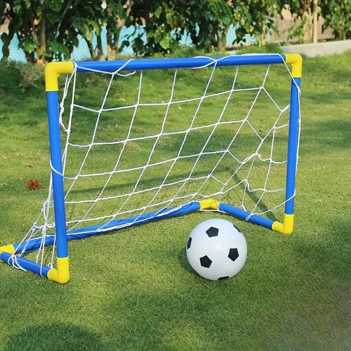 Produktbild Activity Board 2-Pack tragbares Fussballtor für Kinder, faltbares Kunststoff-Sportspielzeug, für drinnen und