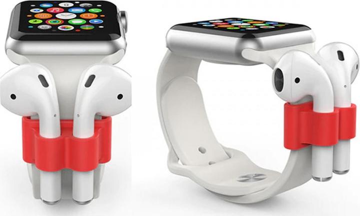 Actual product image PhoneLook Airpods holder made of silicone to prevent loss for the