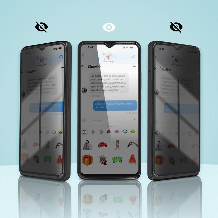 Actual product image Avizar ClearGuard Privacy Film (1 Piece, Oppo A38)