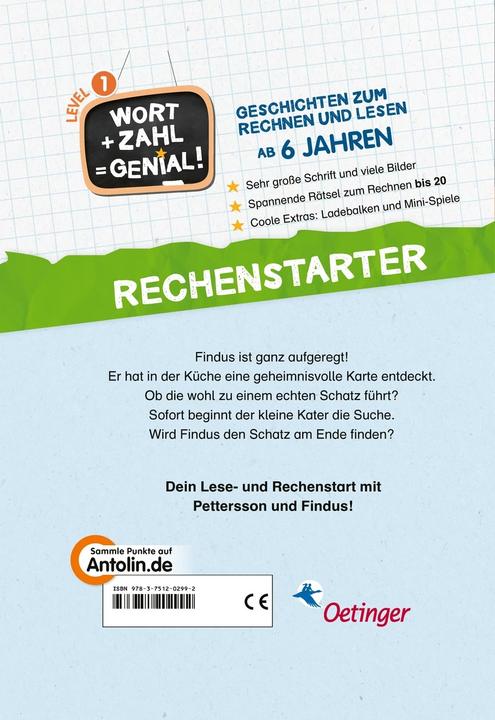 Produktbild Pettersson und Findus. Findus sucht einen Schatz (Deutsch, Sven Nordqvist, Alexandra Hanneforth, 2022)