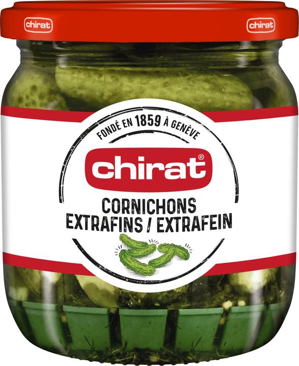 Actual product image Chirat Cornichons extra 390 g verre (390 g)