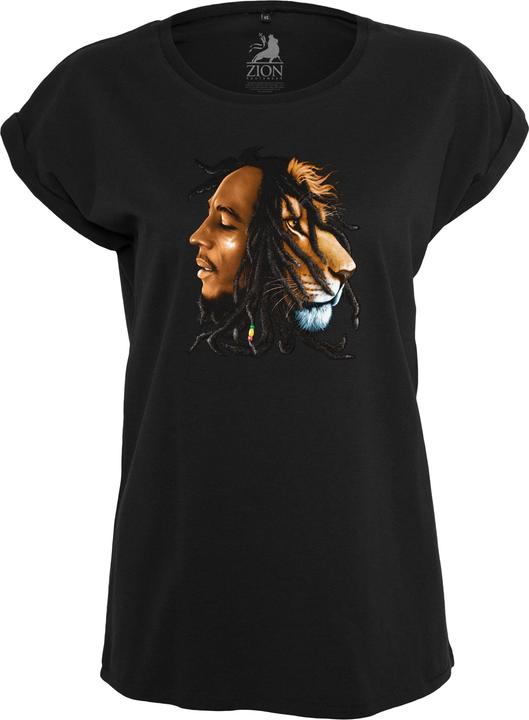 Actual product image Merchcode Ladies Bob Marley Lion Face Tee (XL)