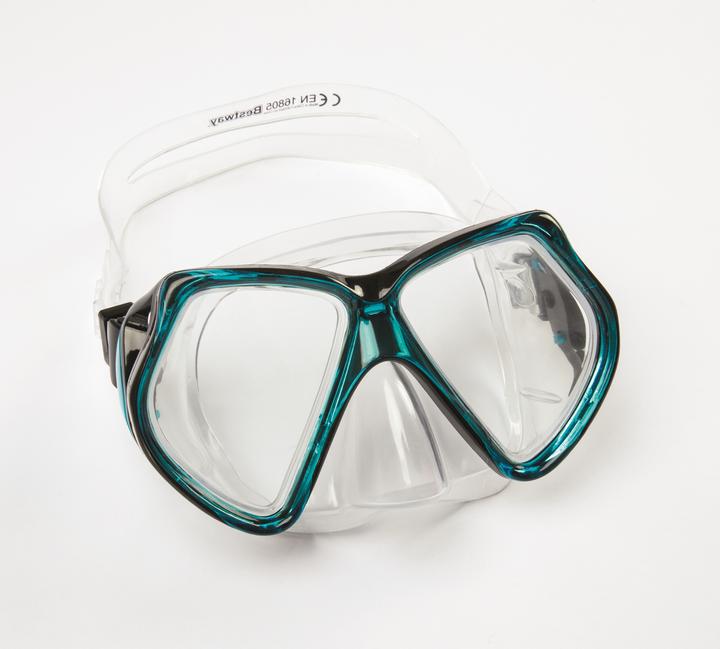 Immagine prodotto Bestway Maschera subacquea Omniview per adulti, Bambino, Maschera intera, Apnea, Vetro temperato, Blu